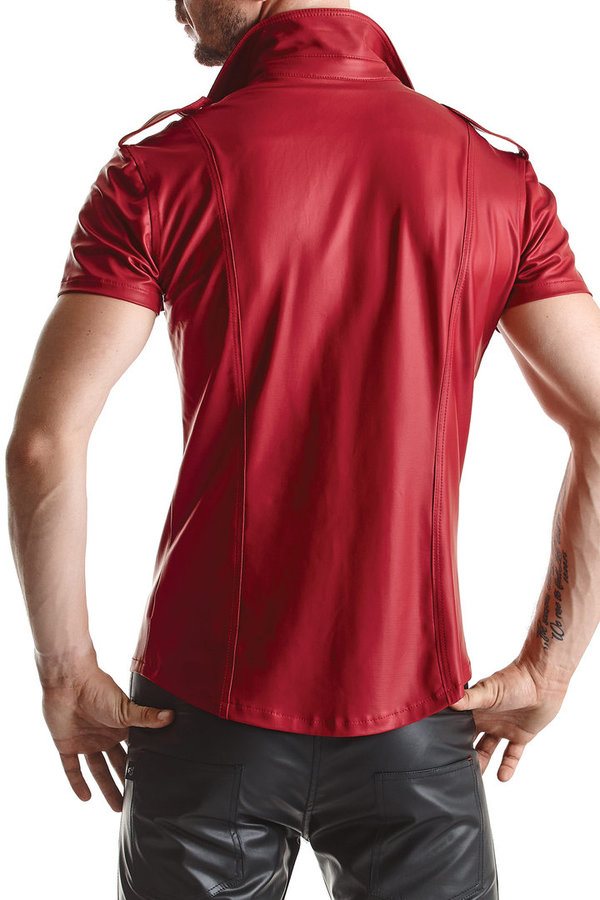 Regnes Fetish - CARLO klassisches Hemd im Military Schnitt - Red Mark Collection