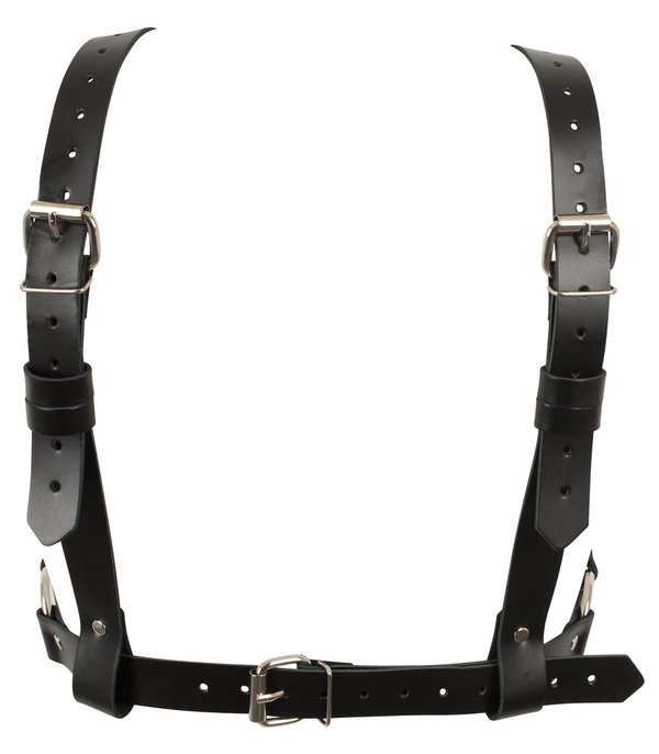 Harness Mit D-Ringen und dekorativen Nieten - ZADO