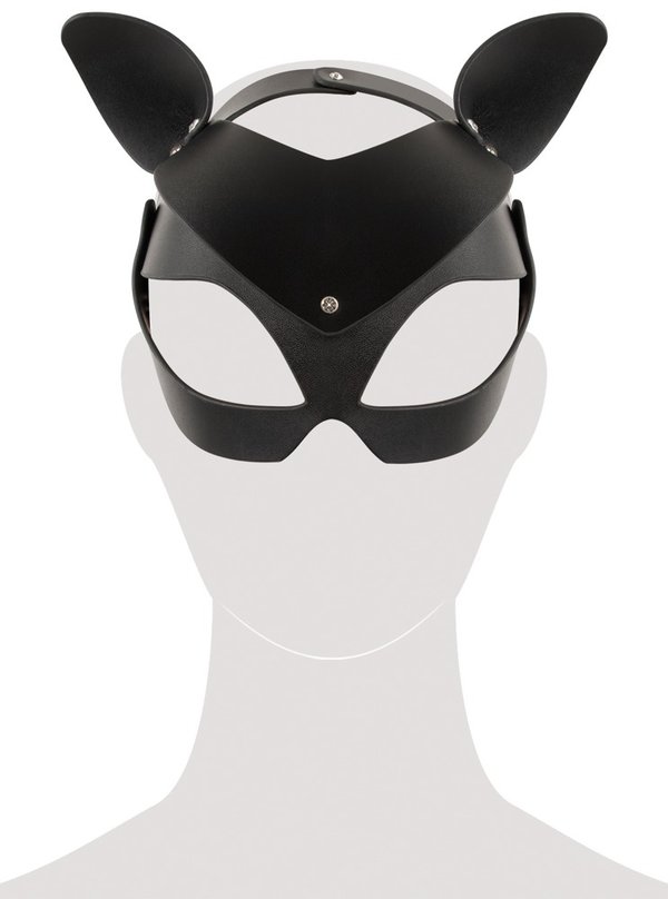 Catmask Strass Kopfmaske mit Katzenohren - Bad Kitty